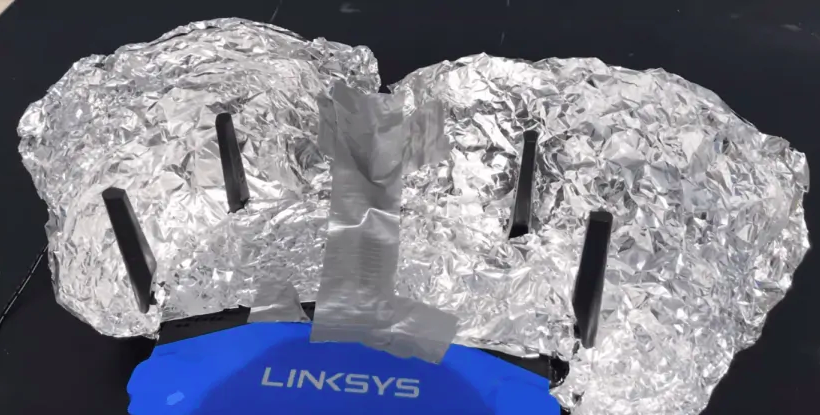 does aluminum foil improve wifi signal