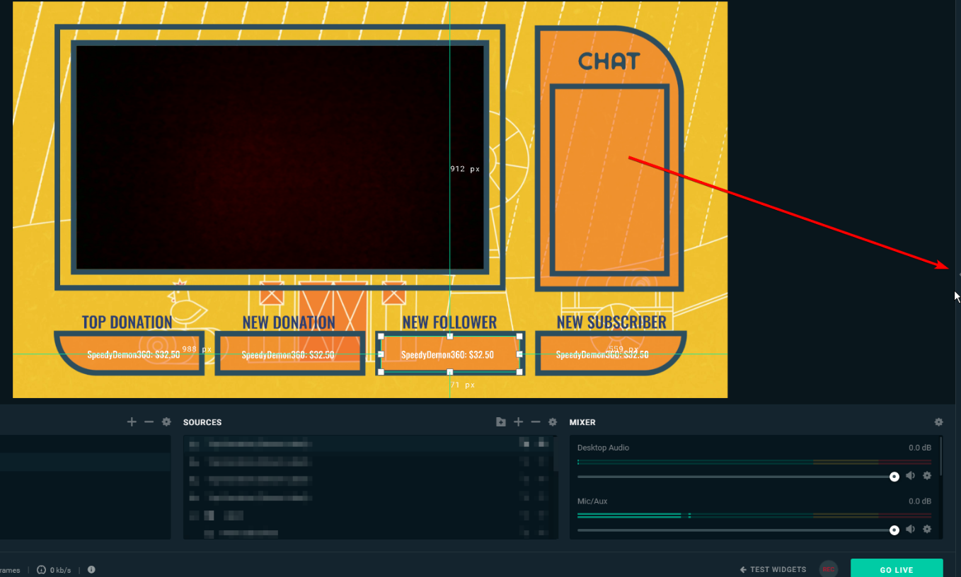 twitch chat overlay ingame 