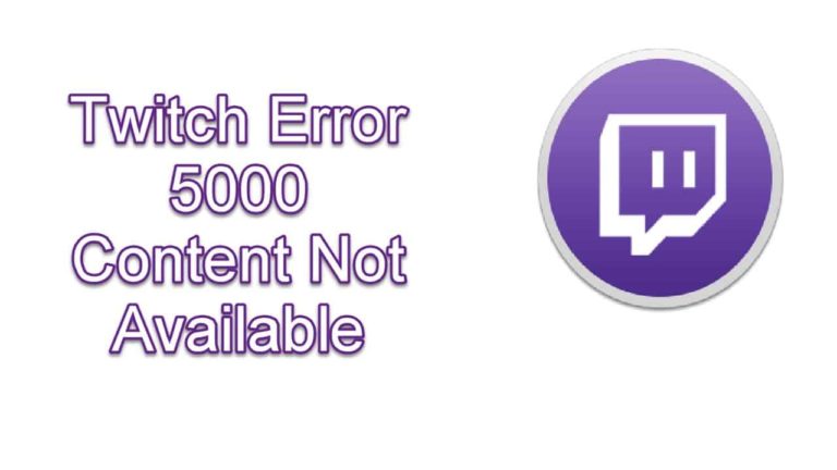 twitch error 5000