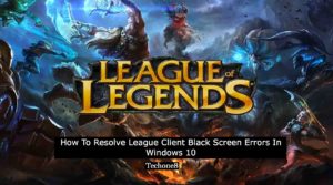 league client black screen