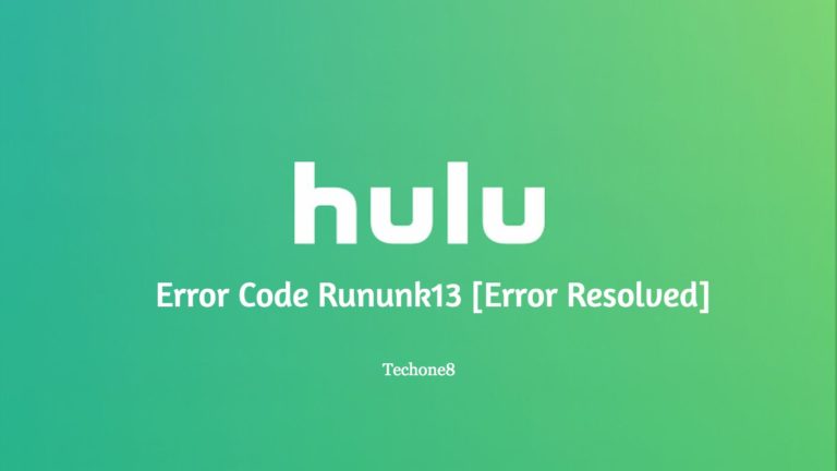 hulu error code rununk13