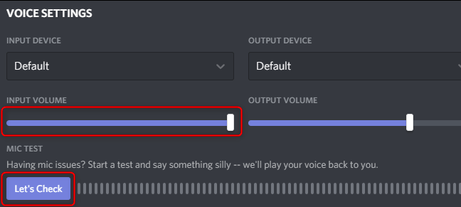  Input Volume slider