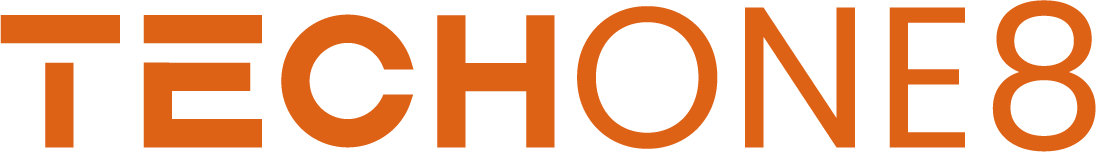 techone8 logo orange