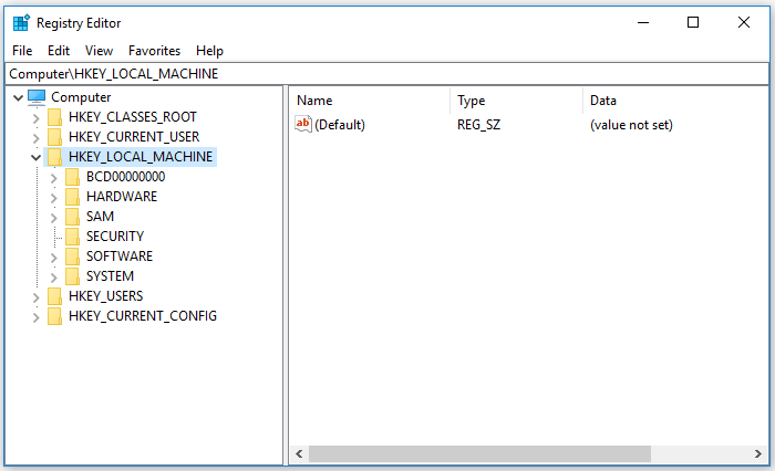 hkey_local_machine access