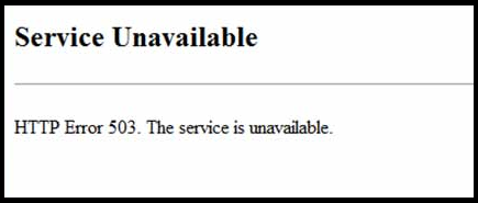 Full Guide to Fix HTTP Error 503 Service Unavailable
