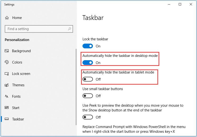 Windows 10 Taskbar Won't Hide 