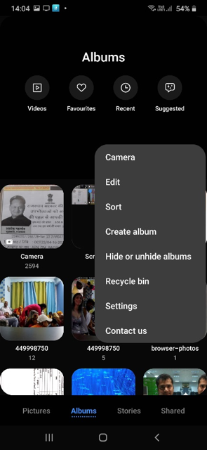 Access the Gallery app on your Android