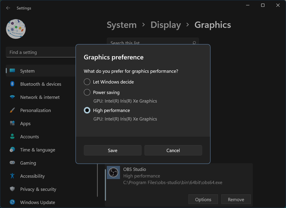 Graphics Performance