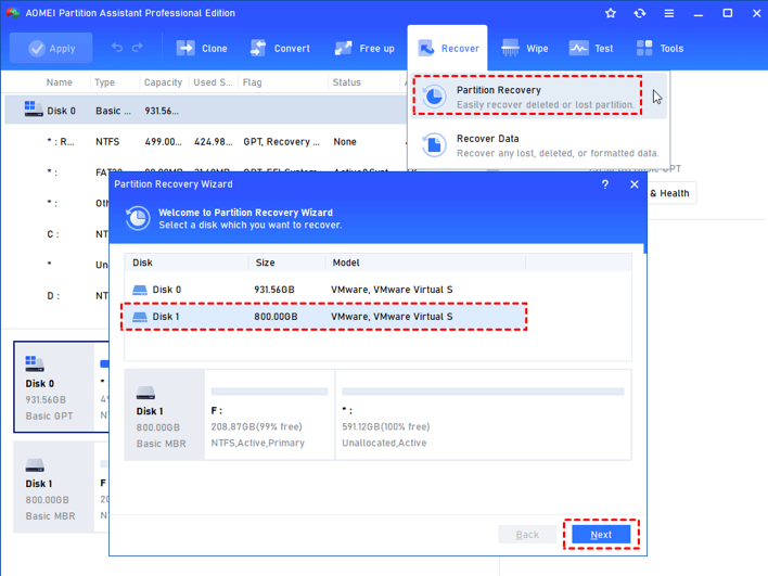 Partition Recovery