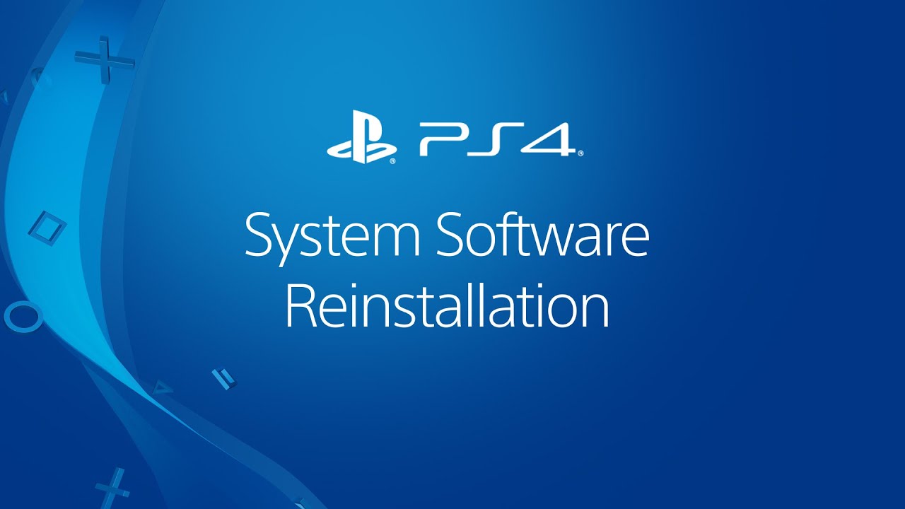 PS4 system software