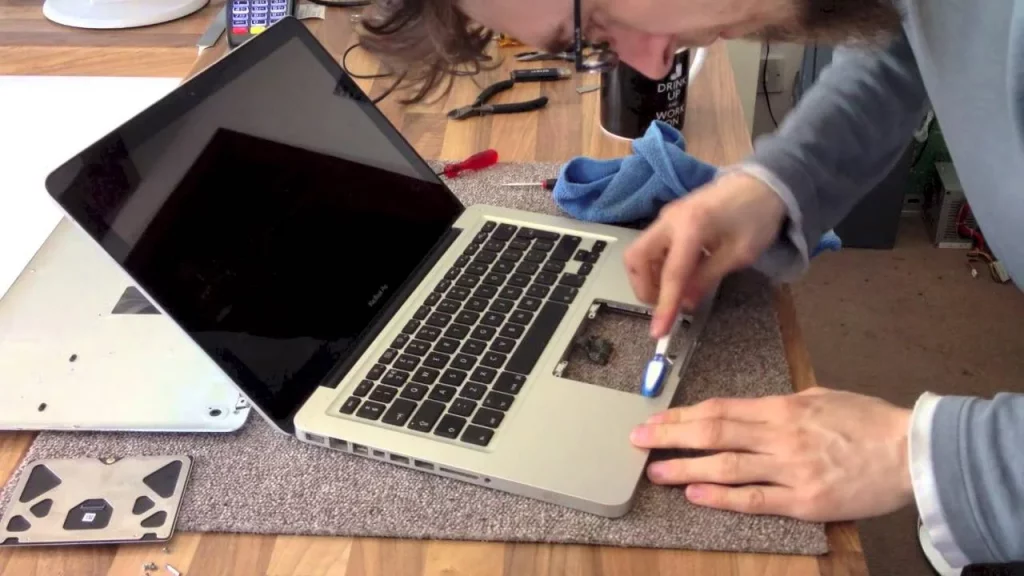 Clean a Laptop's Touchpad