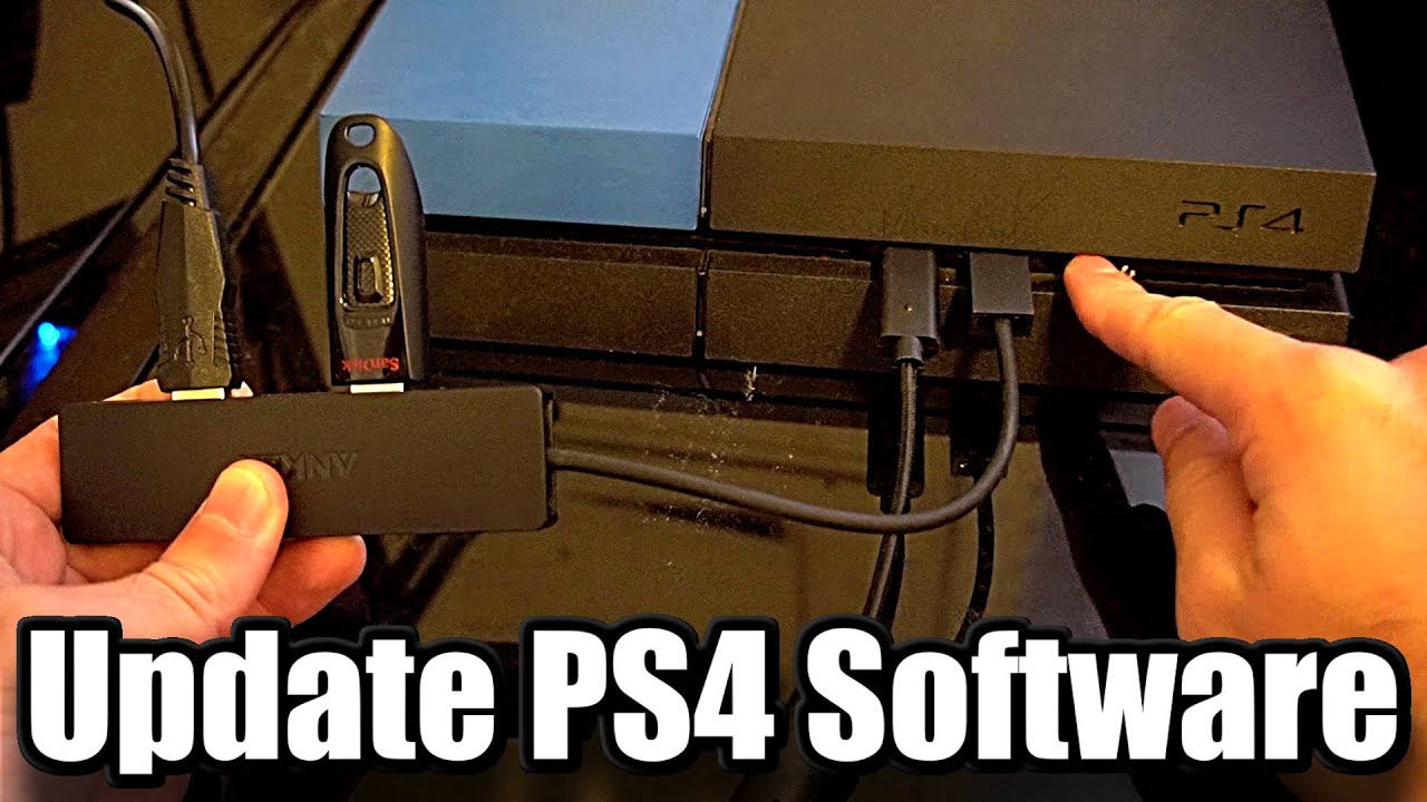 PS4 Update from a USB Drive