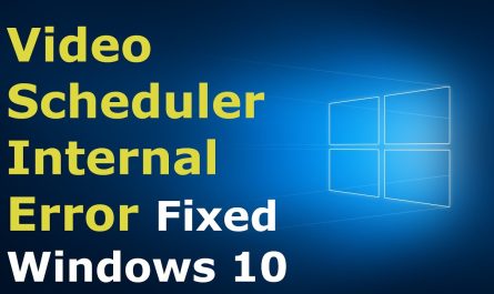 Video Scheduler Internal Error